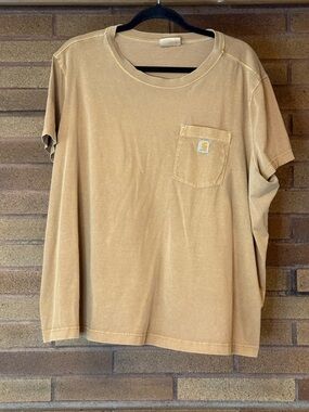 Carhartt Relaxed Fit Pocket Tee in Brown